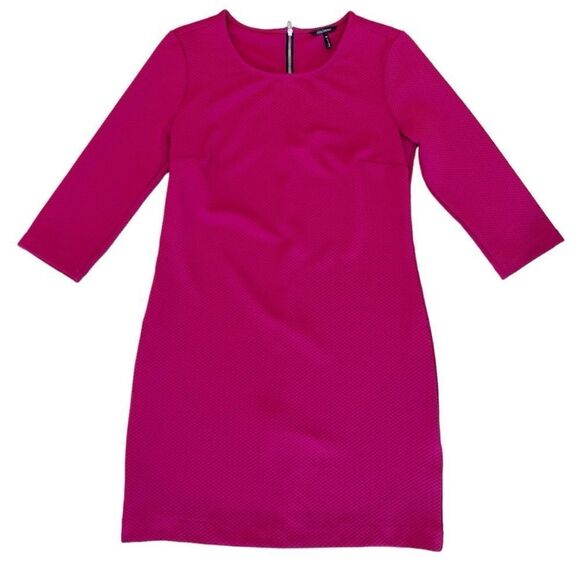 DAISY FUENTES Fuchsia Textured tunic dress size medium - Picture 1 of 16